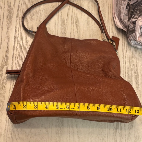 Elegant Coach Brown Leather Hobo Bag - Picture 9 of 9